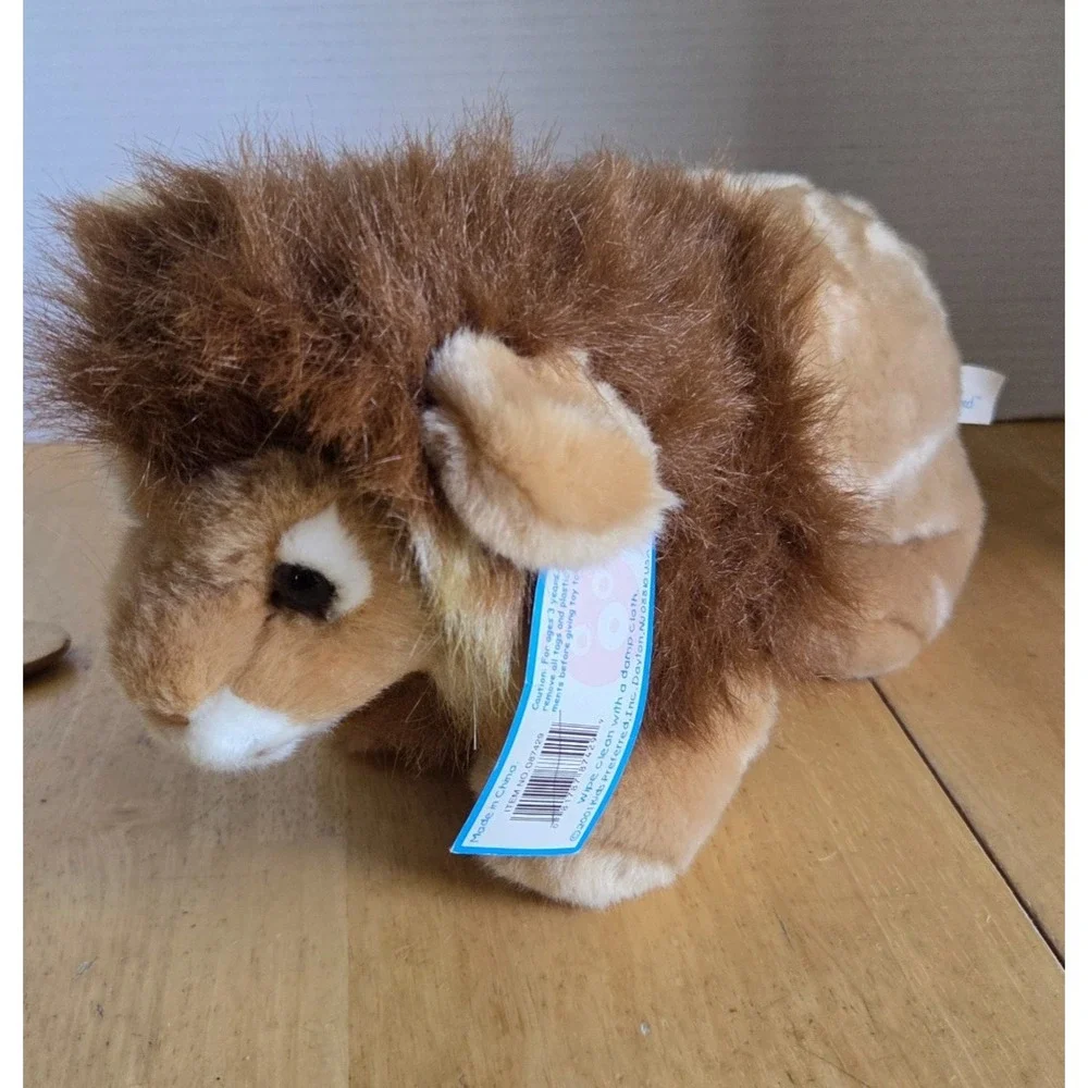 Kids Preferred Vintage 2001 Plush Sitting Leo Lion Stuffed Animal Toy 12 inch